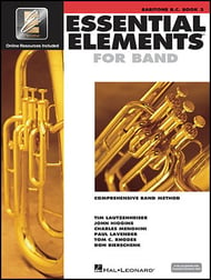 Essential Elements Interactive, Book 2 Baritone BC band method book cover